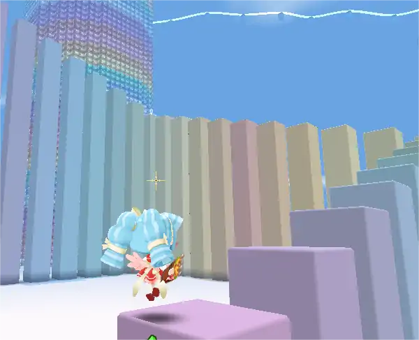 渐变色超长跑酷（迷你世界）