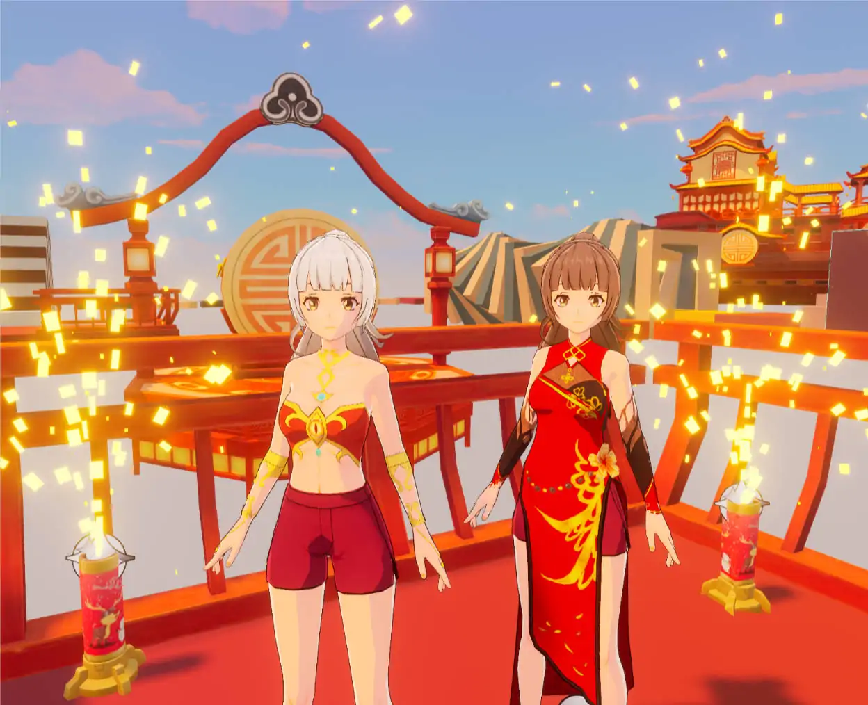 梦幻烟花换装跑酷