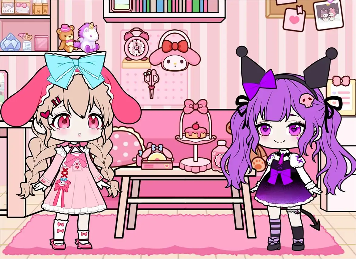 优优的娃娃装扮小屋