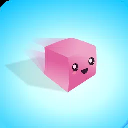 可爱的立方体跳跃