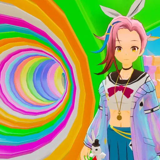 精灵少女换装跑酷