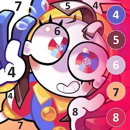 数字马戏团着色