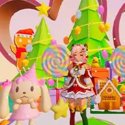 想想猫咪的冰雪圣诞节跑酷