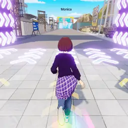 勇往直前的奔跑者