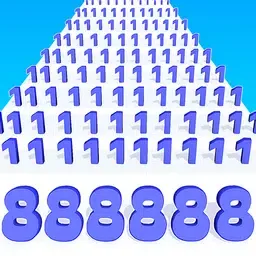 数字跑游戏：合并数字