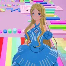 仙女粉色假期跑酷