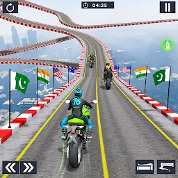 坡道自行车游戏：自行车特技