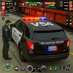 警察追逐警车游戏