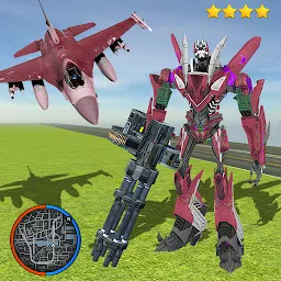 超级飞机机器人改造喷射机器人射击