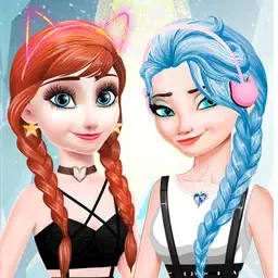 现代姐妹打扮化妆