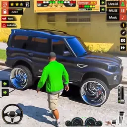 不可能的吉普车游戏3D