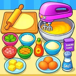厨房套装食物烹饪游戏