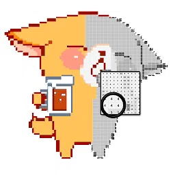 按数字着色-像素艺术图像