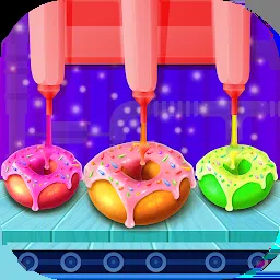 甜甜圈制作工厂–烹饪游戏