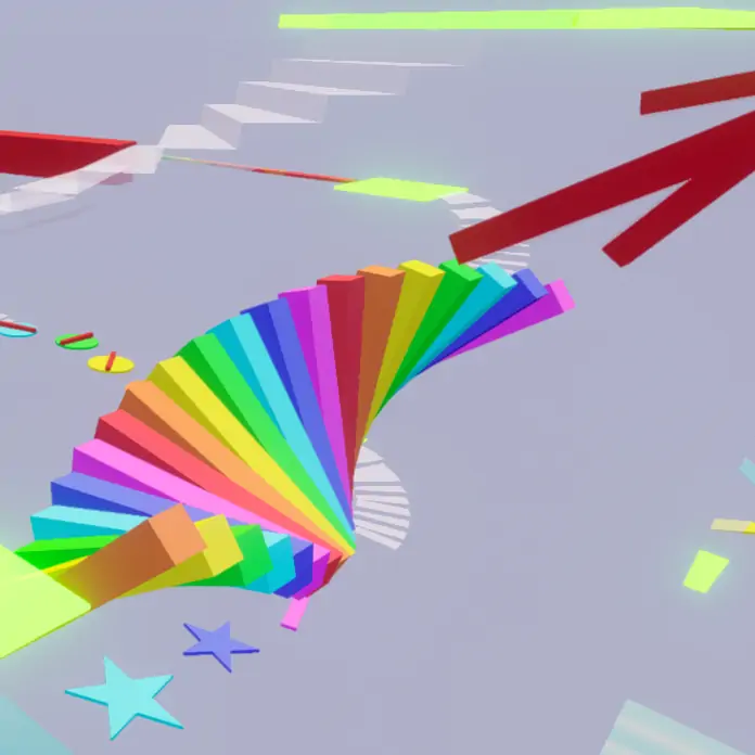 2025蛇年色块回旋跑酷