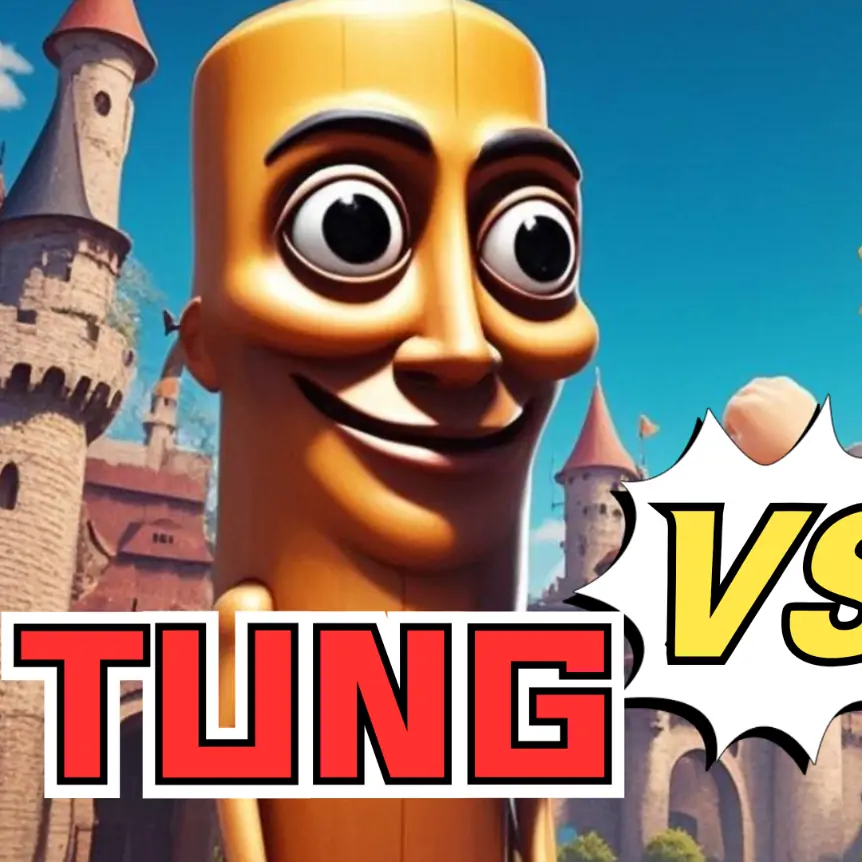 外国山海经  Tung Tung Sahur 木棍人 VS 口袋忍者