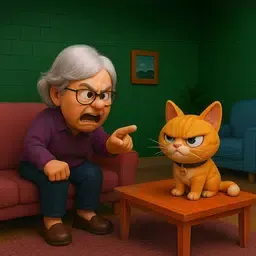 顽皮的猫SIM：奶奶恶作剧