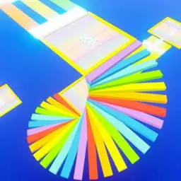 彩虹渐变超长跑酷