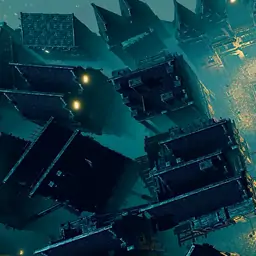Hidden Haunted Town Top-Down 3D