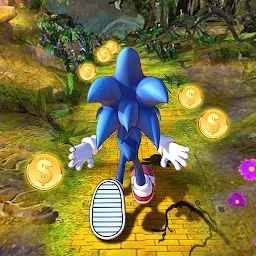 蓝色刺猬跑步者-丛林冒险匆忙