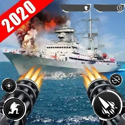 海军炮手开火战争的召唤