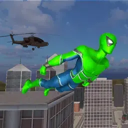 蜘蛛绳飞行城市英雄