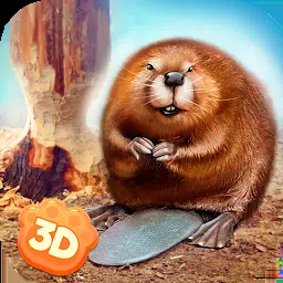 海狸模拟器3D-动物探索游戏
