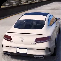 停车场梅赛德斯C63AMG模拟器