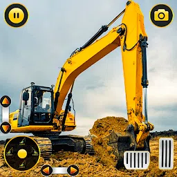 道路建设游戏：jcb挖掘机模拟器