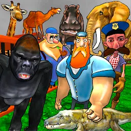 动物园救援。邻里故事