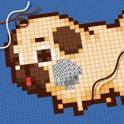 十字绣2：按数字填色