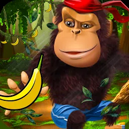 猴子运行3D冒险2018年：森林跑步游戏