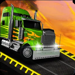 不可能的轨道货运卡车驾驶3D