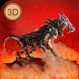 老虎机器人野生动物生存模拟器