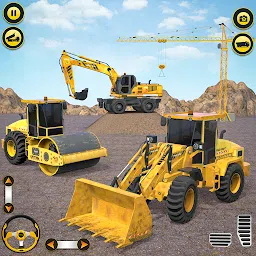 道路施工JCB卡车3D