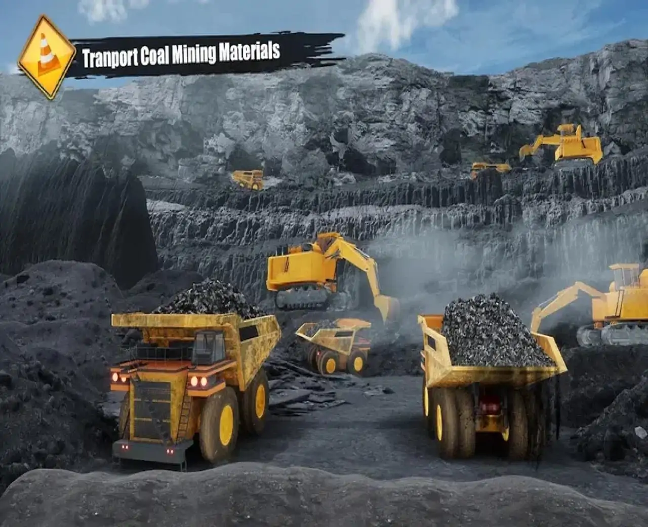 矿用自卸车：重型装载机