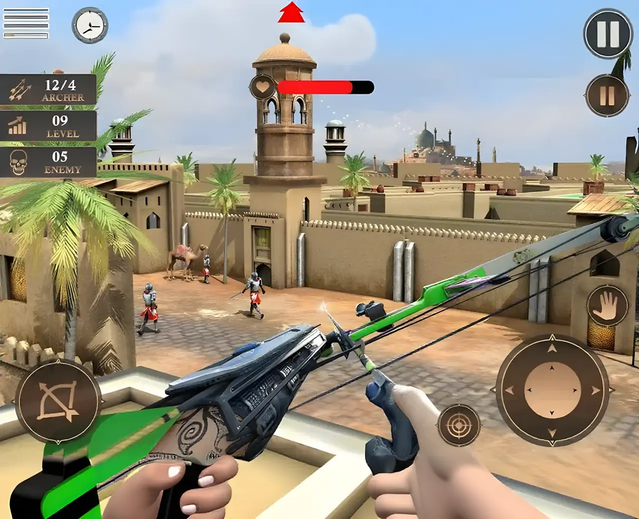 忍者武士弓箭手射击