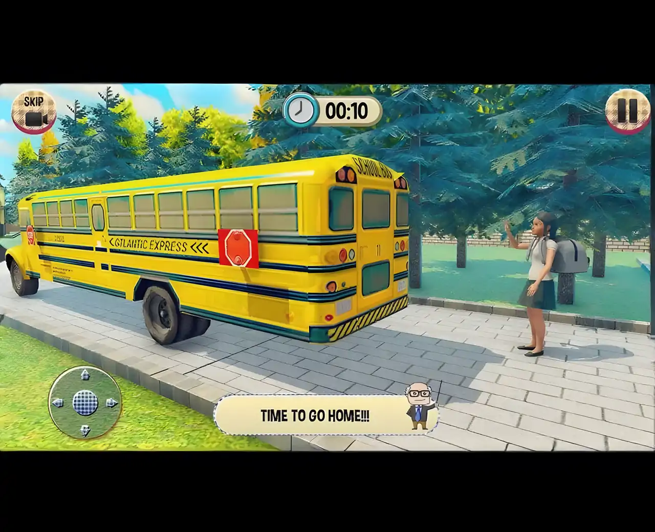 虚拟高中女生游戏-学校模拟器3D