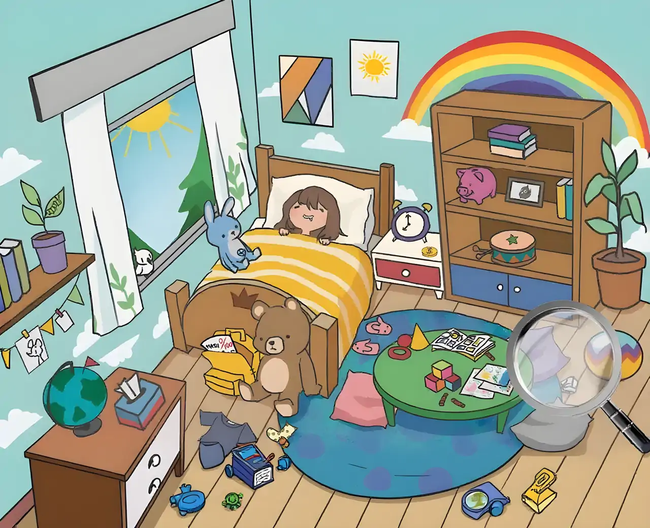 搜索并找到隐藏的物体