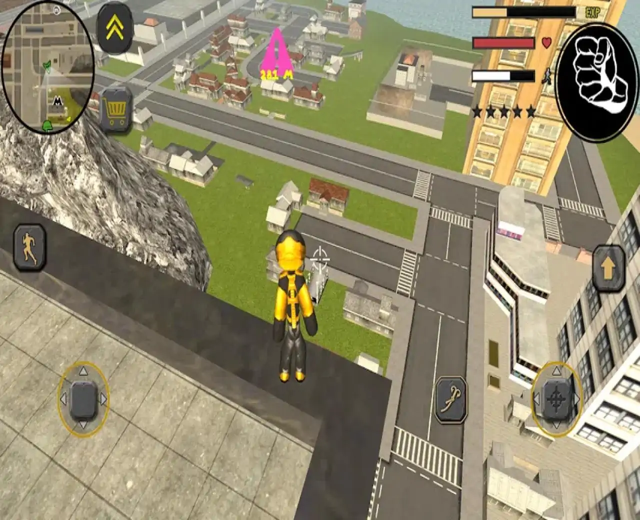 火柴人绳索英雄副迈阿密犯罪模拟器