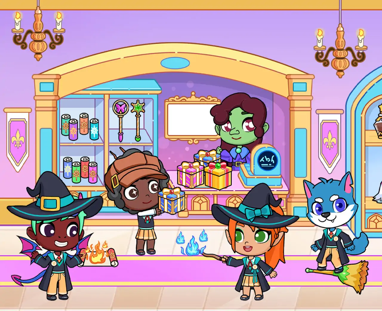 校园生活魔法世界