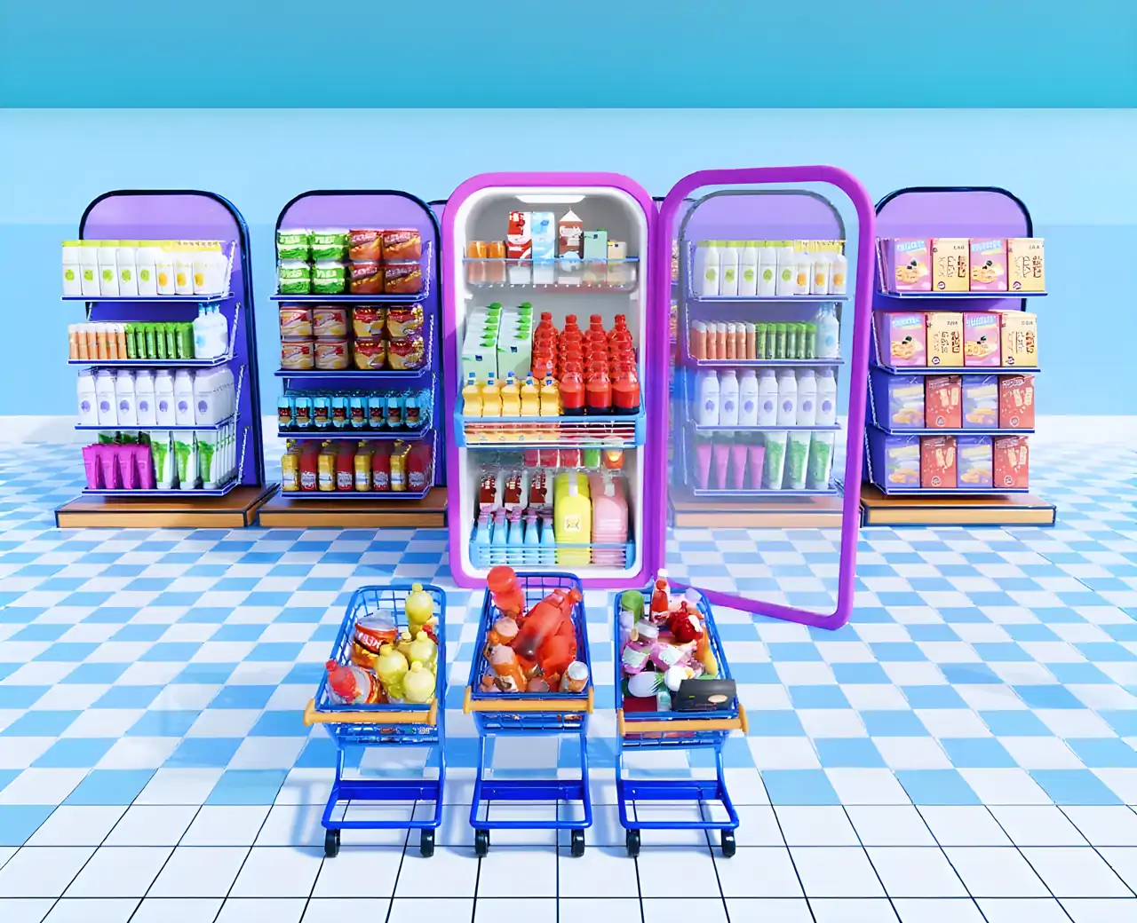 填满商店:组织游戏