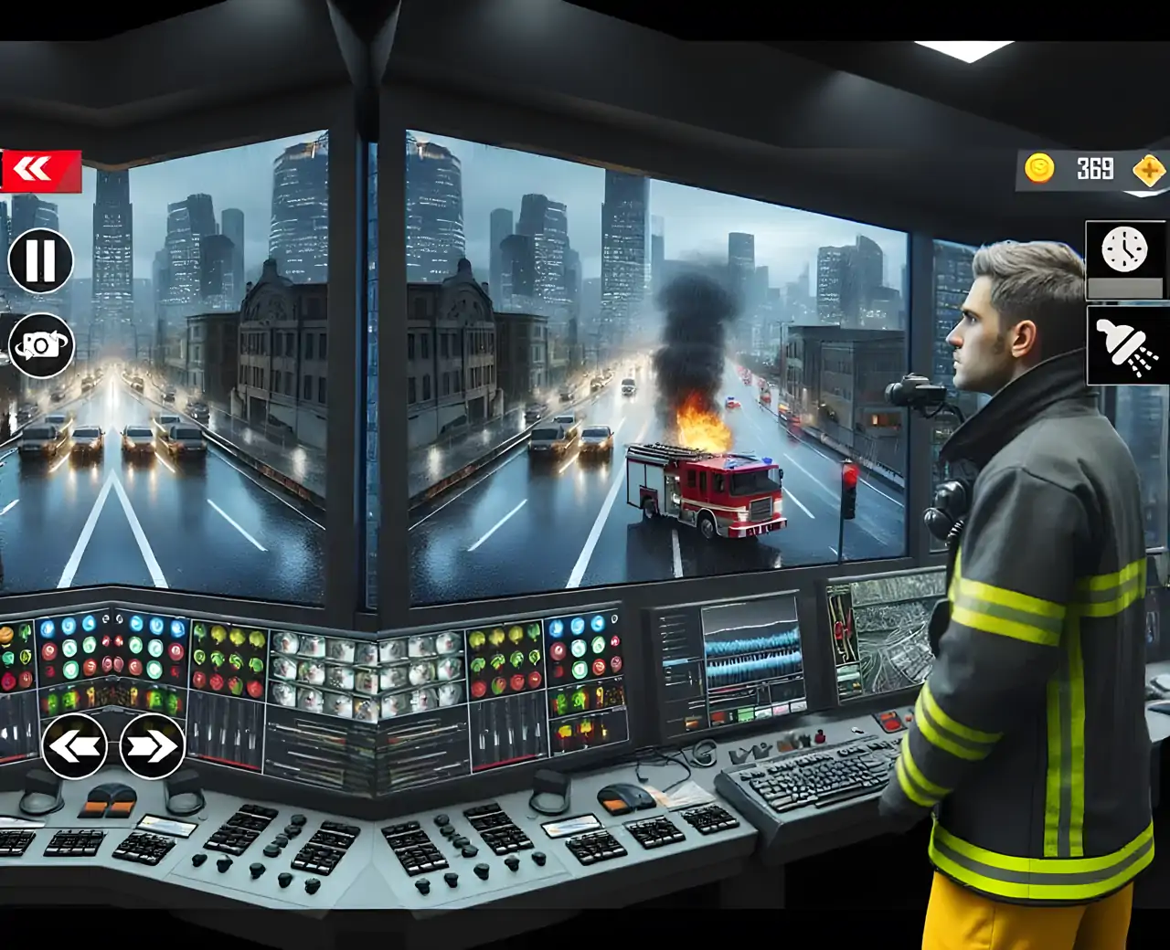 消防车救援模拟器3D