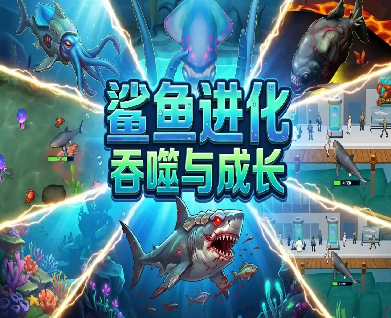 鲨鱼进化:吞噬与成长