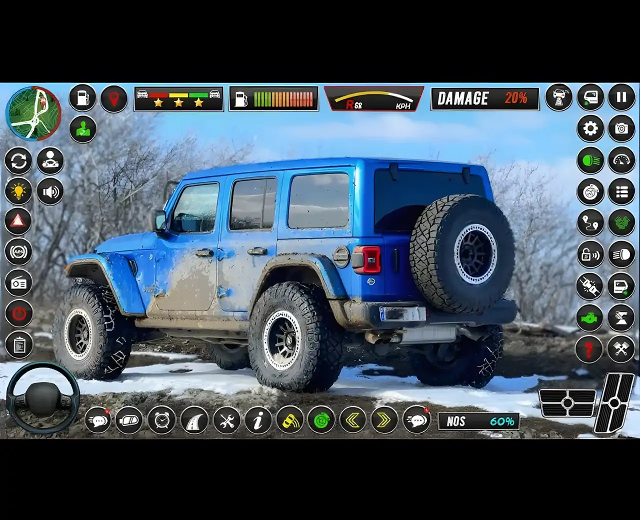 越野吉普车司机游戏3D