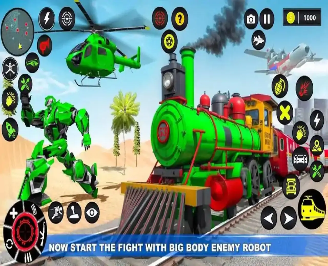 火车机器人汽车