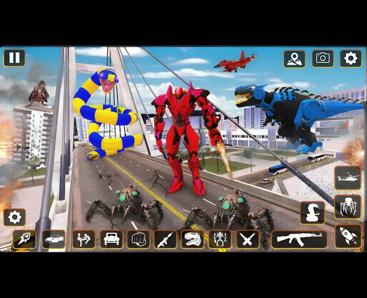 蛇机器人汽车改造3d