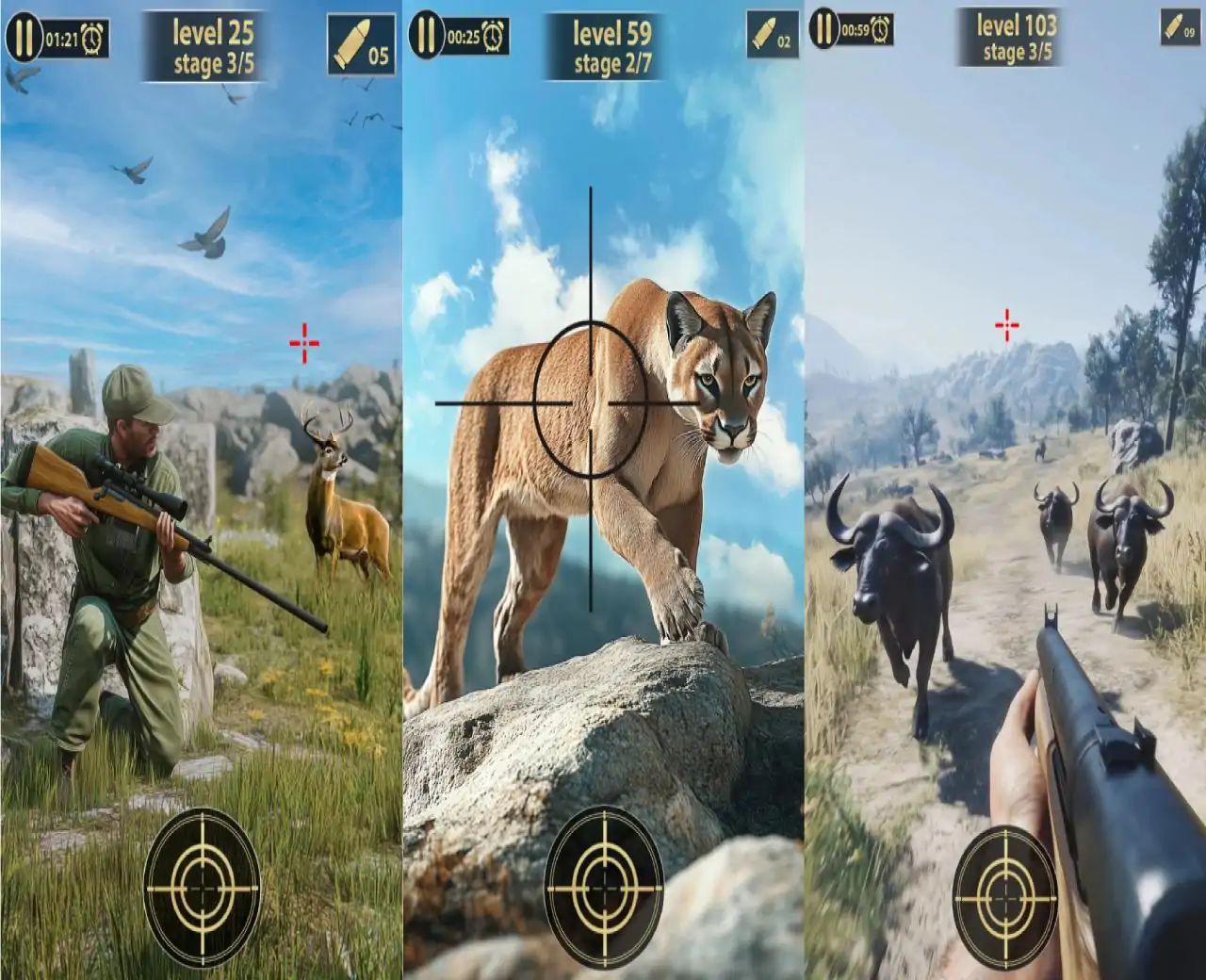 野外狙击手:狩猎动物