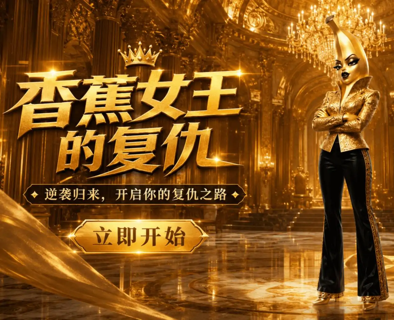 香蕉女王的复仇(水果互动游戏)