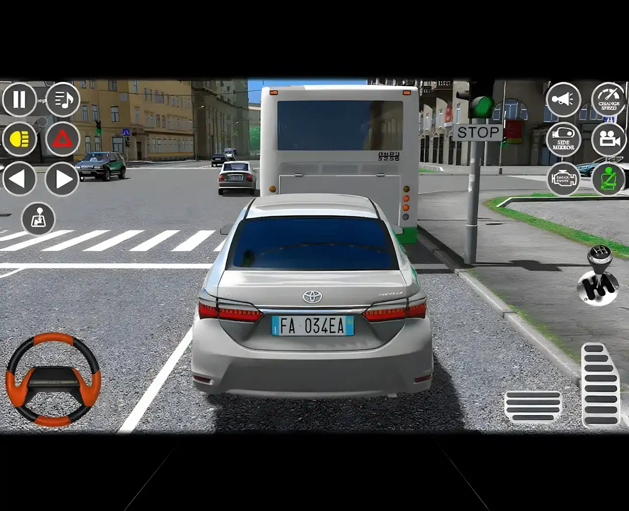 驾驶学校学停车